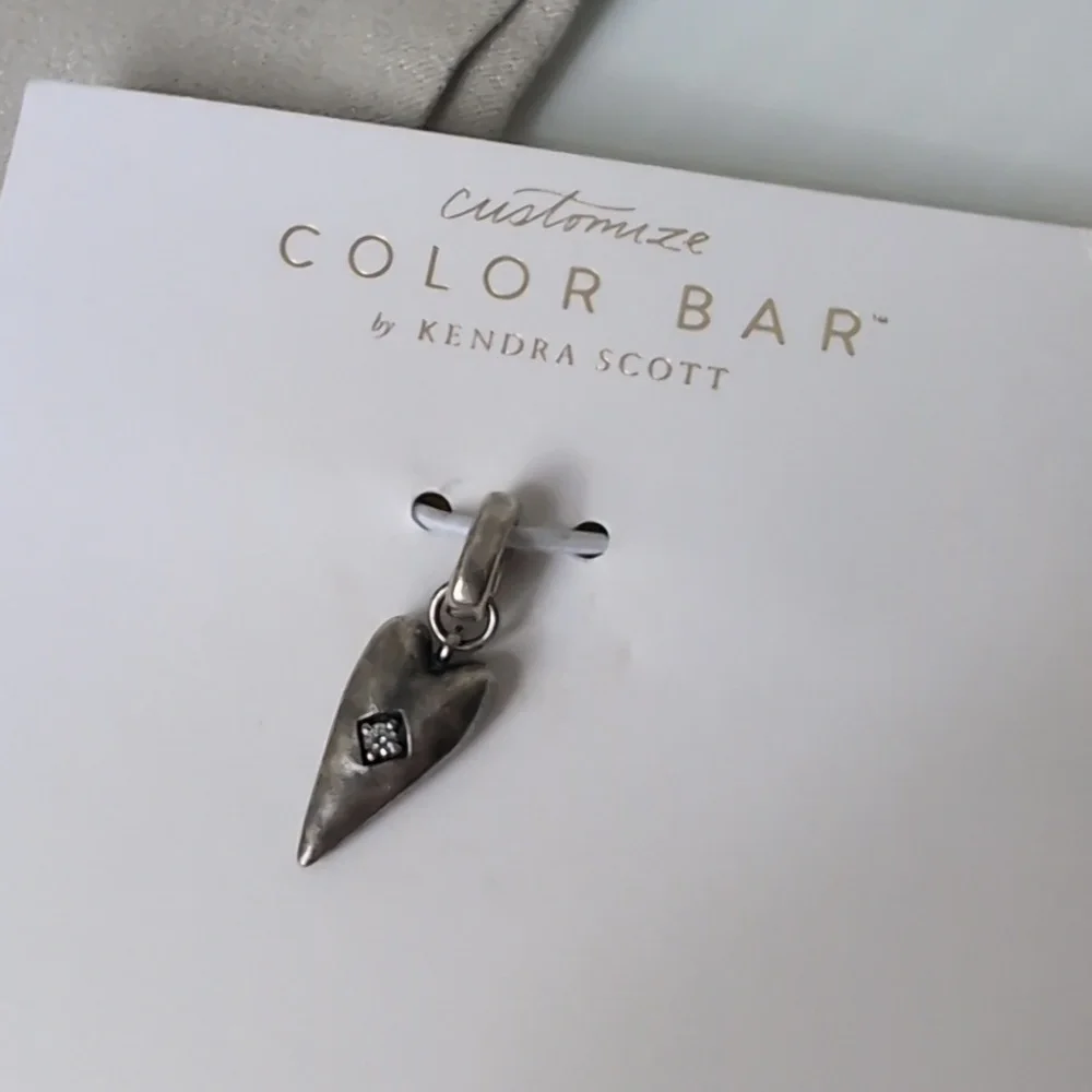 Kendra Scott Charm Pendant Silver